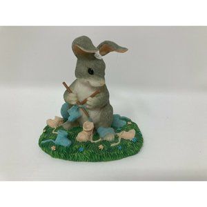 VTG 1998 Charming Tails Guess What? Bunny Figurine by Fitz and Floyd